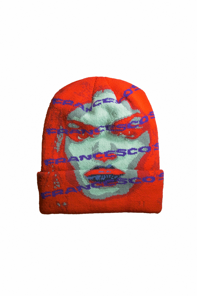 Francesco's Red Face Beanie | Made In Montreal