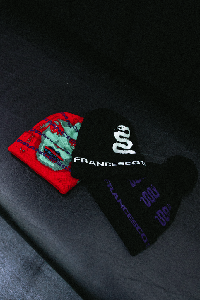 Francesco's Purple Snakes Beanie | Made In Montreal